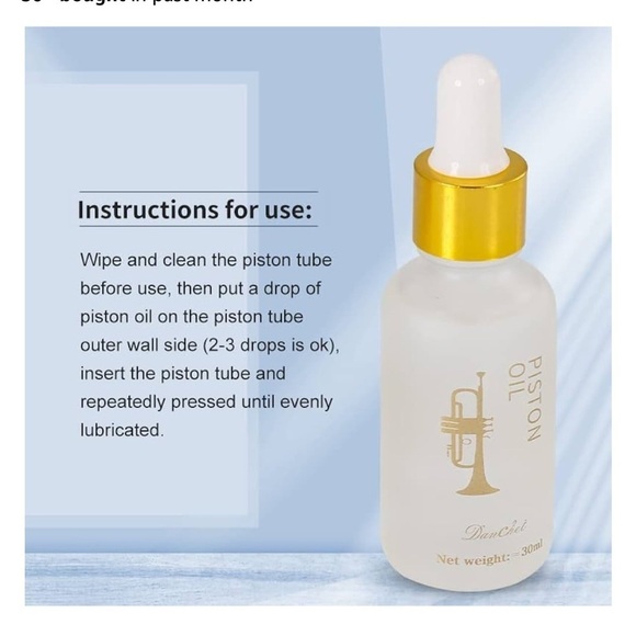 Danchet Synthetic piston valve oil for brass instruments NEW IN BOX - Picture 2 of 7